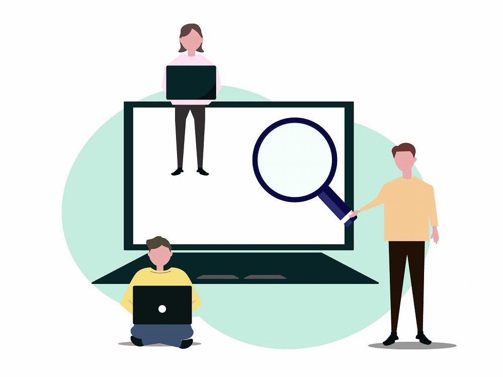 PC見ている人たち